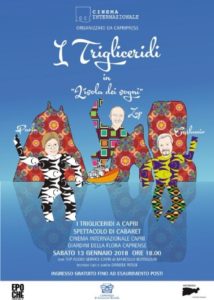 “I Trigliceridi” a Capri nello spettacolo di cabaret “L’isola dei sogni”