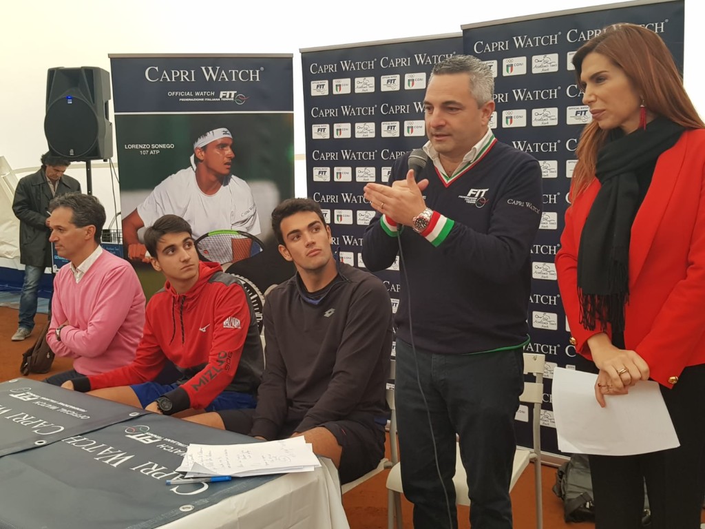 Capri Watch ancora una volta sostiene il mondo del tennis