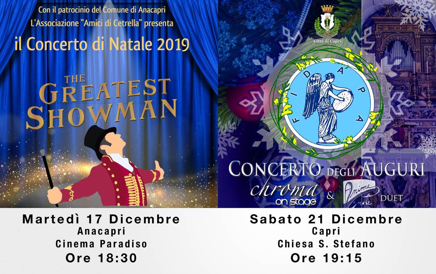 Doppio appuntamento musicale con i Chroma on stage in vista del Natale