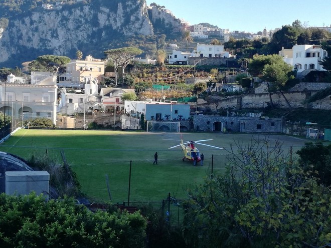 Eliambulanza a Capri, il servizio torna a rischio