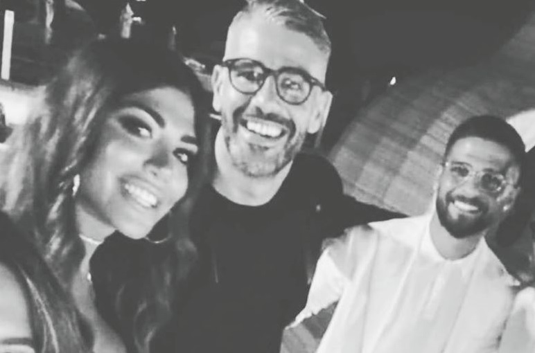 Capri, Lorenzo Insigne e la bella moglie Genny, al party del suo manager, Vincenzo Pisacane