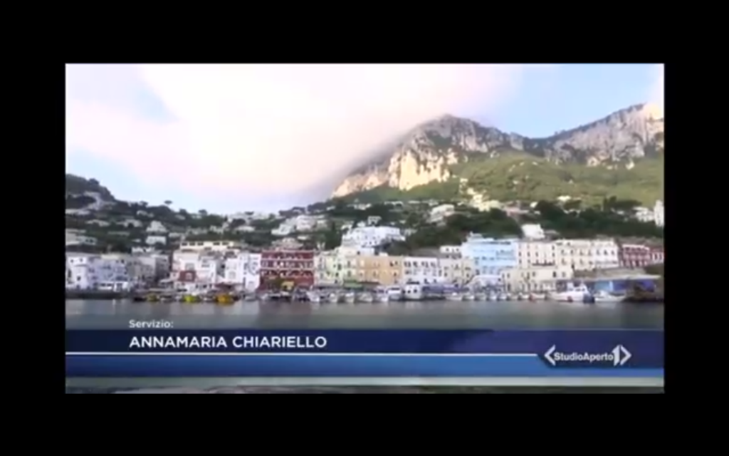 Ferragosto a Capri con le telecamere di Studio Aperto
