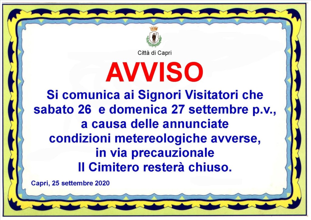 Chiusi Cimitero, Giardini di Augusto e Giardini della Flora Caprense