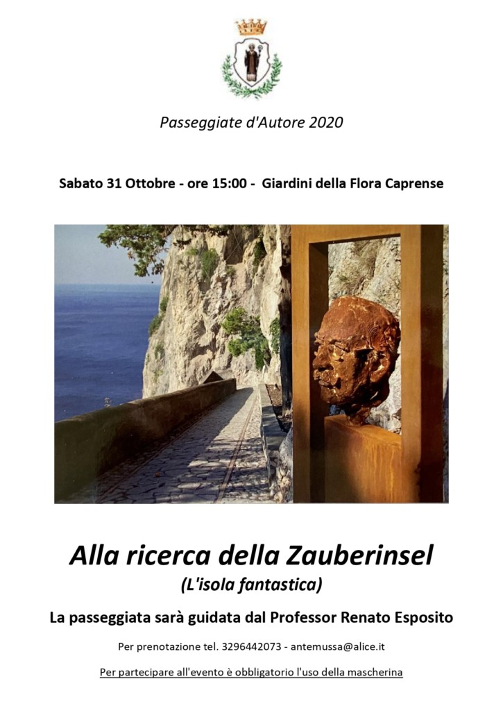 Passeggiata d’autore “Alla ricerca della Zauberinsel” col Prof. Renato Esposito