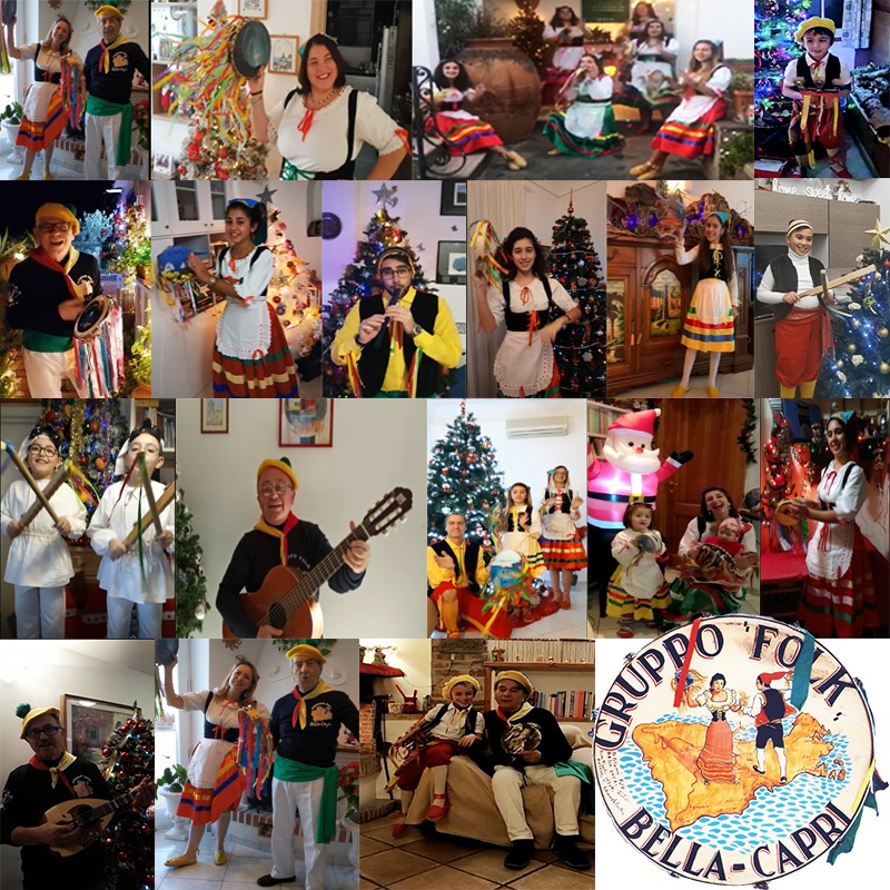 La Tarantella di Capodanno é online con gli auguri del Gruppo Folk “La Bella Capri”