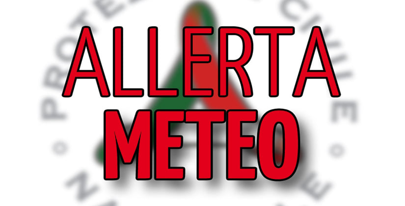 Prorogata l’allerta meteo fino alla mattinata di giovedì