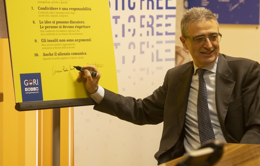 Gori in campo contro la violenza delle parole