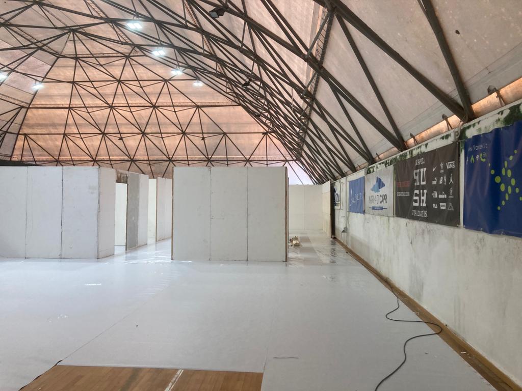 Pronto a Capri il centro vaccini nella Tendostruttura San Costanzo – photogallery