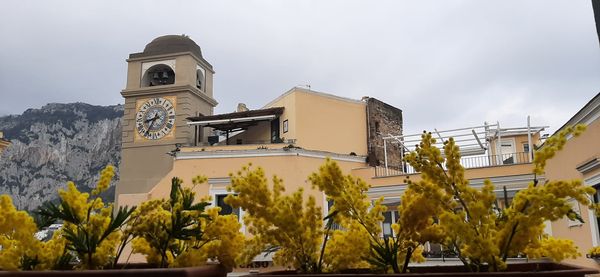 Per la Festa della Donna la Piazzetta di Capri si tinge di giallo