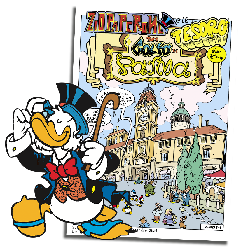 Fumetti: “Zio Paperone e il tesoro del golfo di Parma”: conoscere Verdi con “Topolino”