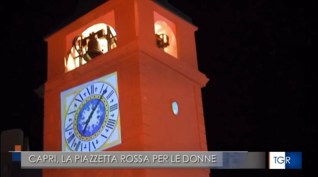 TGR: Piazzetta in rosso per la giornata contro la violenza sulle donne  (Video)