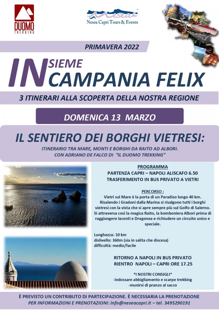 Passeggiata attraverso “Il Sentiero dei Borghi Vietresi”, primo appuntamento domenica 13 marzo