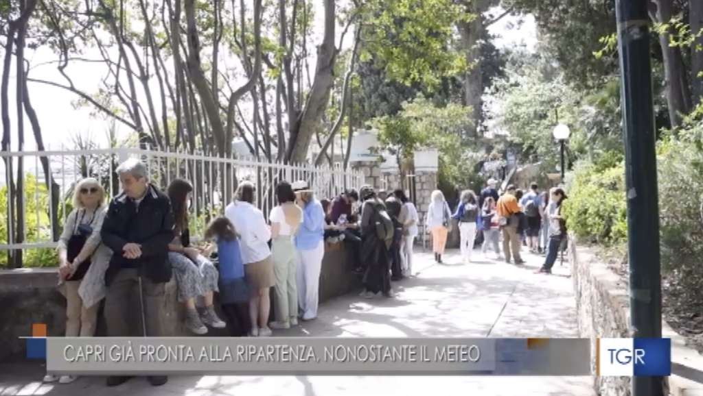 TGR: Pasqua, Capri affollata di turisti, pronta per la ripartenza (Video)