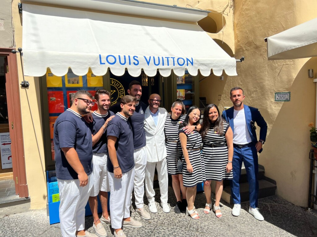 Louis Vuitton Pop-up Bookstore in Capri, Italy