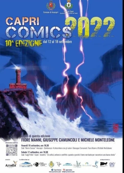 Anacapri: Dal 12 al 18 settembre  torna Capri Comics, giunto alla decima edizione.