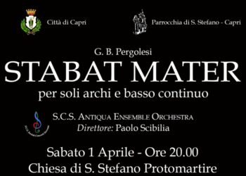Capri: Sabato 1 aprile, Concerto d’archi e basso, nella Ex Cattedrale di S. Stefano Protomartire in occasione della S. Pasqua