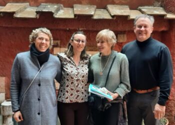 Anacapri, Casa Rossa: visita di Carolyn McKowen Bourgeois, pronipote del colonnello John Clay McKowen