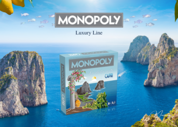 “Monopoly Capri”. Il gioco dell’estate disegnato dall’artista Beatrice Romani, protagonista in TV nella trasmissione “La Dolce Vita”