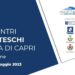 Incontri Danteschi  Isola di Capri II Edizione, dal 18 al 20 maggio presso Sala Pollio