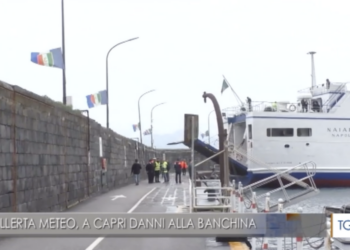TGR: Allerta Meteo, a Capri danni alla banchina (Video)