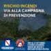 Incendi, al via campagna estiva di prevenzione Fino a settembre vietato accendere fuochi nei boschi e bruciare residui vegetali