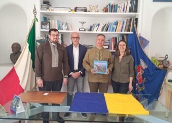 Il Console Ucraino a Napoli, ricevuto ieri in comune ad Anacapri