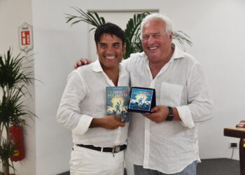 Presentazione al Grand Hotel Quisisana del libro “Campioni per sempre” di Gianfranco Coppola (nella foto) con Sal Da Vici