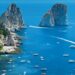 Capri guida la top destinations list italiana, americani primi per presenze e acquisti