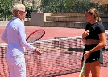 La mattina di tennis di Martina Navratilova sui courts capresi