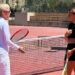 La mattina di tennis di Martina Navratilova sui courts capresi