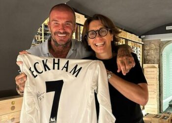Capri, David Beckham cena in versione familiare al Ristorante Aurora (Photogallery)