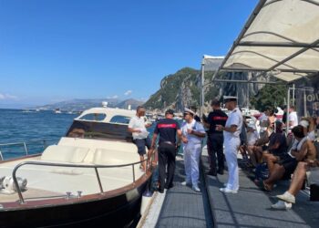 A Capri multe, controlli in mare e preparativi per il summit mondiale