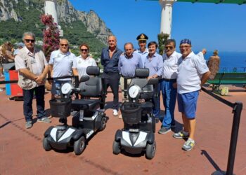 A Capri arrivano due nuove carrozzine elettriche per disabili e persone con difficoltà motorie