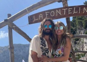 Anniversario di nozze a Capri per Heidi Klum