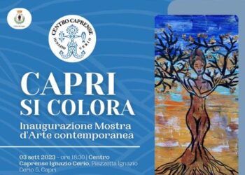 Al Centro Cerio la Mostra “Capri si colora” di Mariangela Chianese con la partecipazione di Peppino di Capri