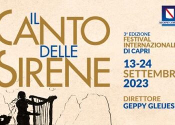 Si apre questa sera “Il Canto Delle Sirene”, alle 18.30 al Chiostro Piccolo della Certosa di San Giacomo