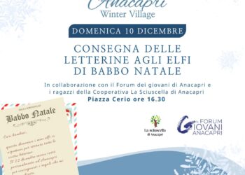 Anacapri: oggi pomeriggio in piazza Cerio la consegna delle letterine agli elfi di Babbo Natale!
