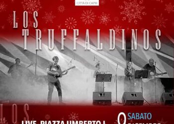 Capri, questa sera in Piazzetta si fa festa con i Los Truffaldinos