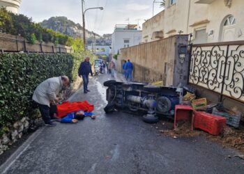 Capri, tragico incidente stradale sulla provinciale per Marina Grande