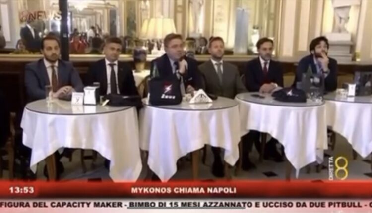 Capri e Mykonos, incontro culturale al Gambrinus di Napoli in nome dell’Eccellenza e sostenibilità