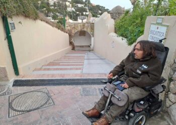 La battaglia di Christian,basta barriere architettoniche a Capri