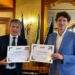 Premio Eccellenze Campane: il Consigliere Regionale Pellegrino consegna riconoscimento a Gianluigi Lembo (Video)