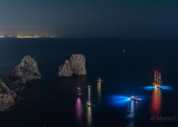 A Capri yacht party per il varo di “Unica”