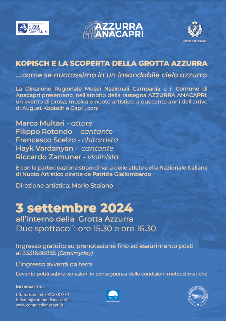 KOPISCH E LA SCOPERTA DELLA GROTTA AZZURRA