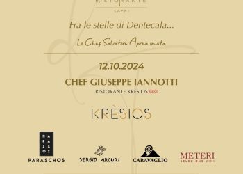 ‘Fra le Stelle di Dentecala’: ultimo appuntamento sabato 12 ottobre dopo il grande successo con lo chef Arnaud Viel