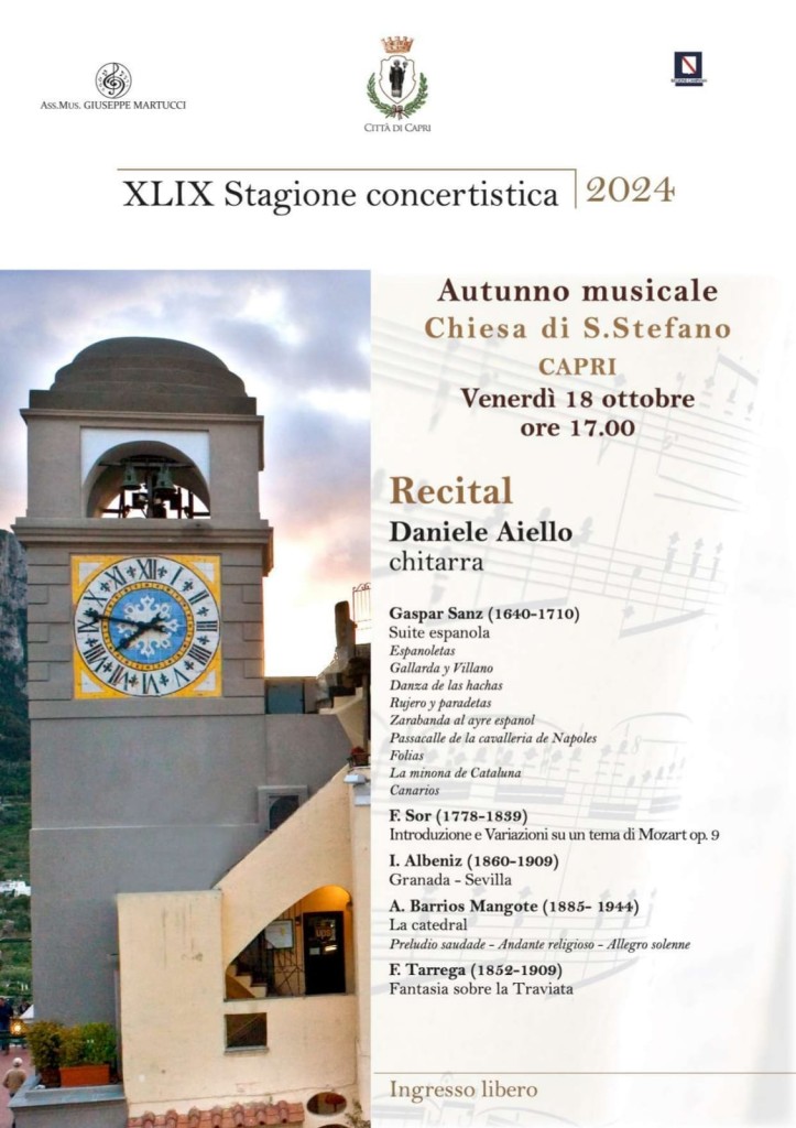Autunno Musicale Chiesa di S.Stefano Venerdí 18 ottobre, ore 17.00