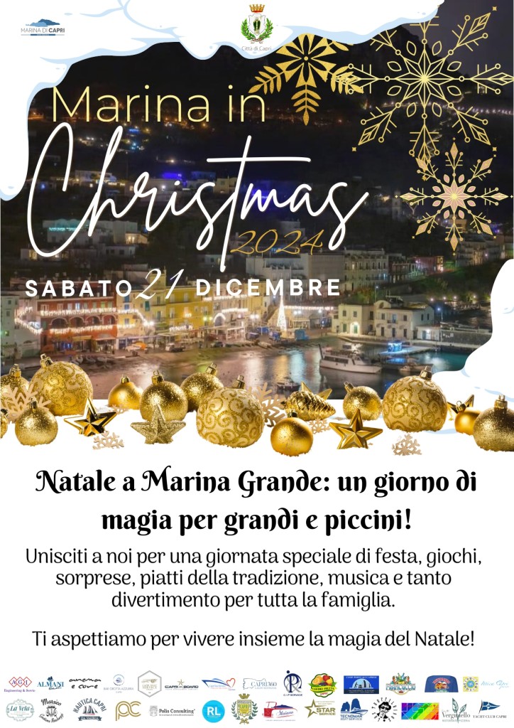 “Marina in Christmas” sabato 21 dicembre, dalle ore 10.00