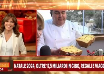 Il panettone di Gennaro Esposito con l’Olio di Anacapri arriva su RAI 3 (Video)