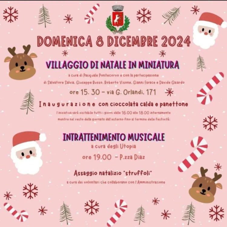Anacapri: villaggio di Natale in miniatura, 8 dicembre ore 15.30, via G. Orlandi 171