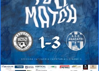 Anacapri corsaro ancora, a Boscotrecase finisce 1 a 3